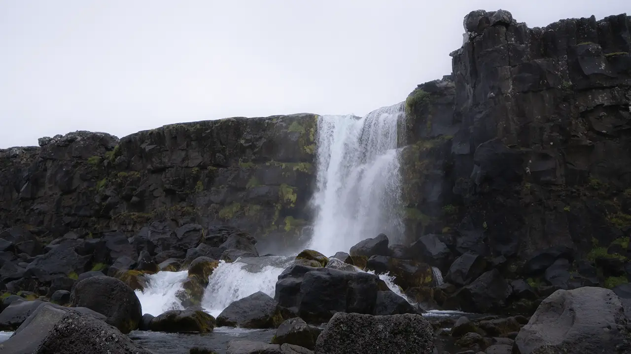 Öxarárfoss, Þingvellir